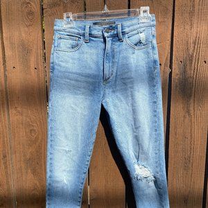 Joe's Jeans Light Destructed High Rise Skinny, 26
